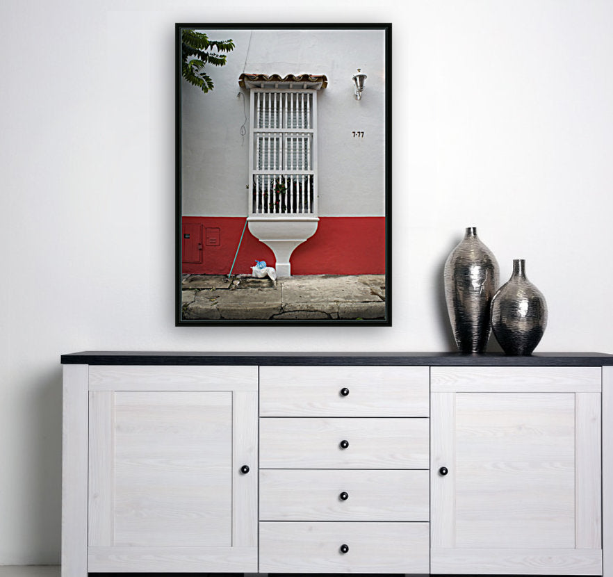 Colombian Window - Cartagena, Colombia