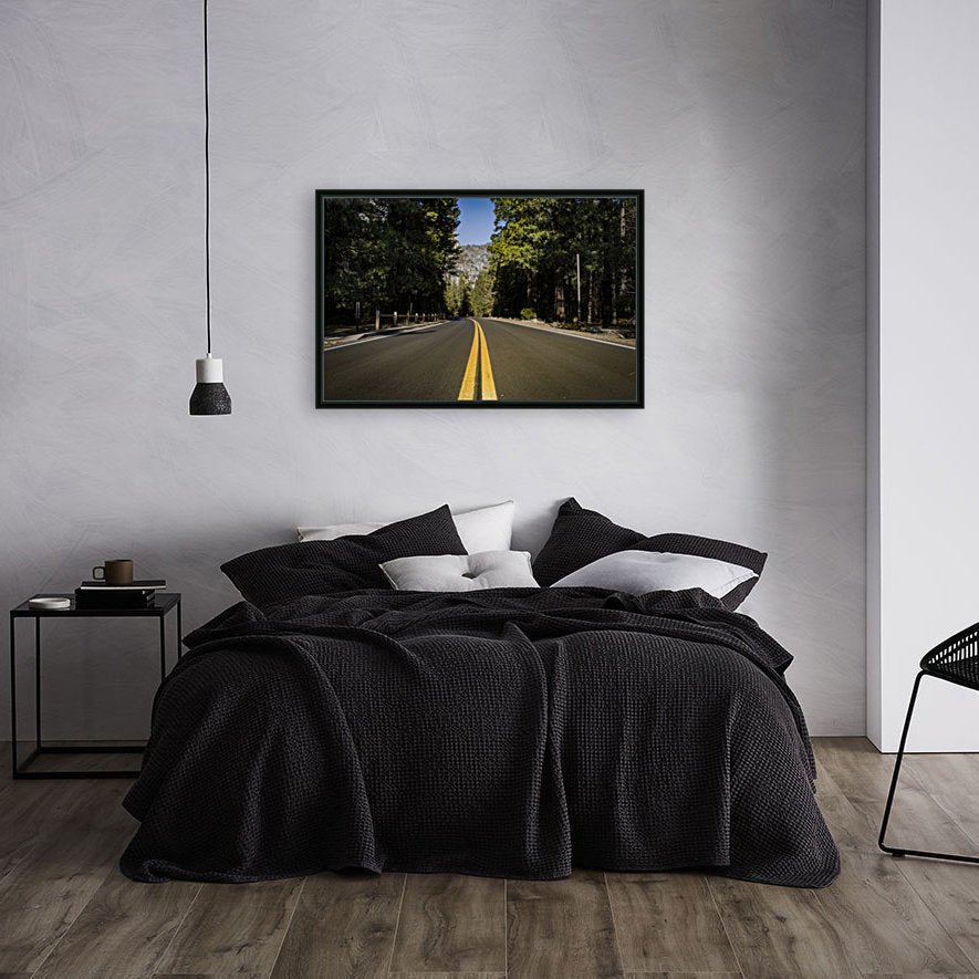 The Road to Yosemite - Framed Photograph - Yosemite, California