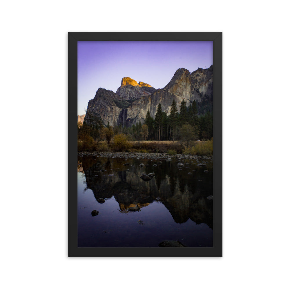 Yosemite Pink Hue - Framed Print - Yosemite, California