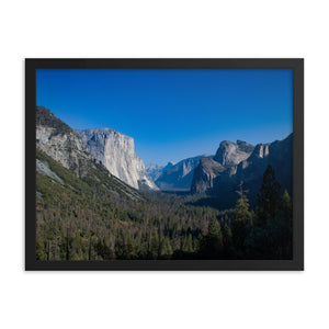 Tunnel View - Framed Print - Yosemite, California