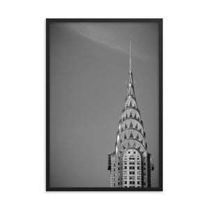 Vintage Chrysler Building - Black and White - New York