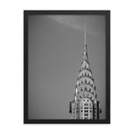 Vintage Chrysler Building - Black and White - New York