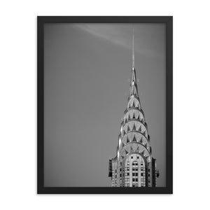 Vintage Chrysler Building - Black and White - New York