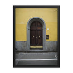 Florence Door - Portrait Framed Photograph -Florence, Italy