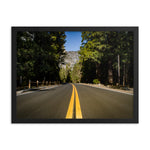 The Road to Yosemite - Framed Photograph - Yosemite, California